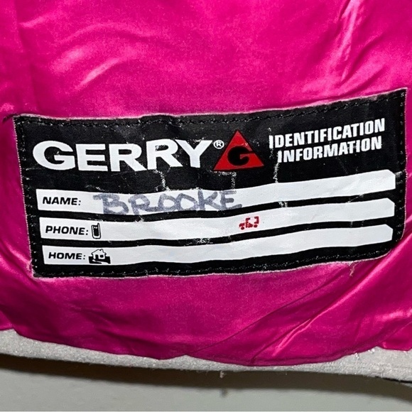 Gerry Quilted Down Puffer Pink Coat with Hood Children’s Size Large 14/16 - Picture 9 of 10